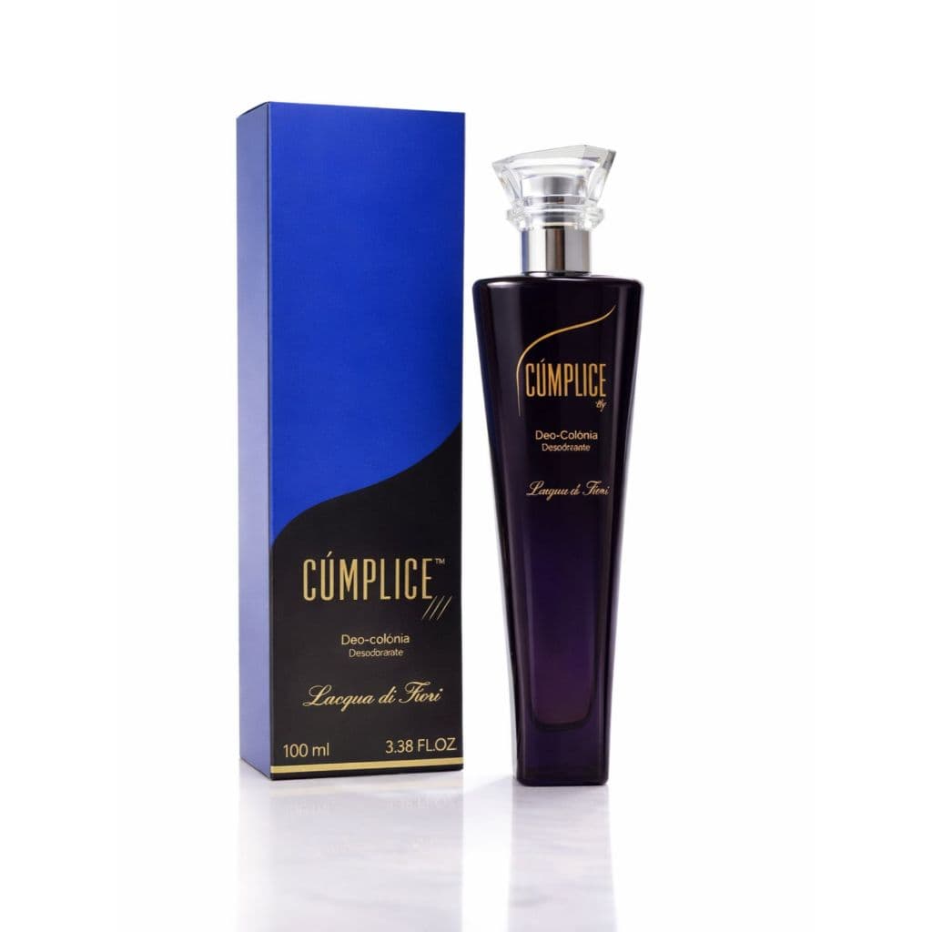 Perfume Cúmplice Lacqua di Fiori 100ml Deo Colônia Desodorante Fragrância Marcante Feminina