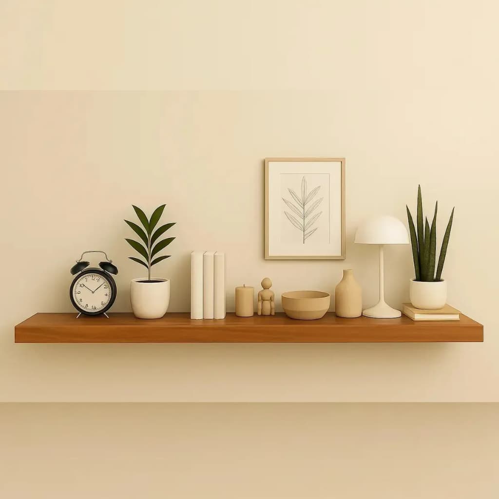 Prateleira Mdf 90x20 Moderna Suporte Parede Invisivel 30mm