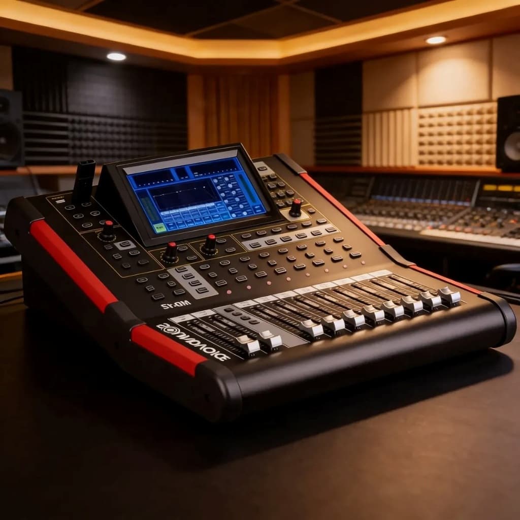 Mesa De Som Digital Soundvoice Aurea Md-12 Bivolt Bt Profissional