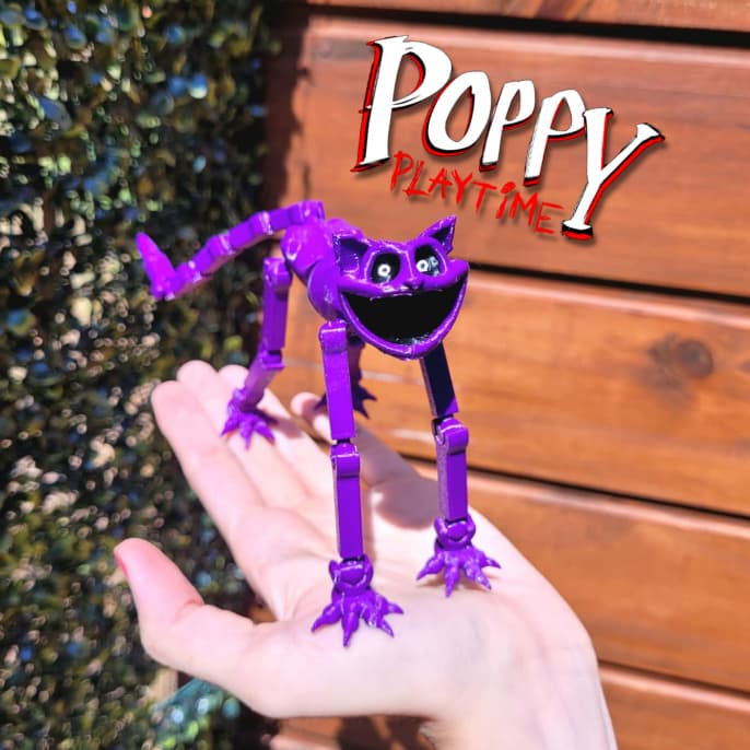Catnap Articulado Doutor Poppy Playtime Brinquedo e Decoração