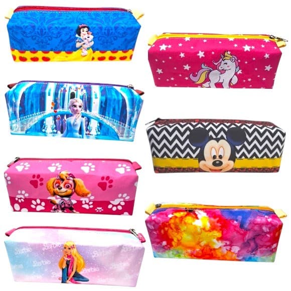 ESTOJO ESCOLAR PERSONAGENS / ESTOJO MULTIUSO / ESTOJO BOX _ DYH BOLSAS
