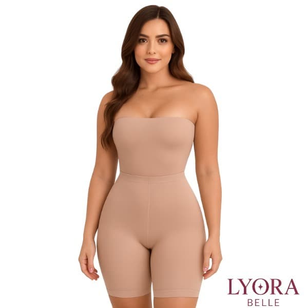 Bermuda Shorts Modeladora Feminina Slim Redutor de Medidas R17 Afina Cintura Alta Compressão Princesa Catarina