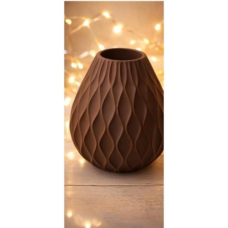 Vaso Decorativo Moderno Texturizado 3D – Design Elegante Minimalista para Sala e Decoração