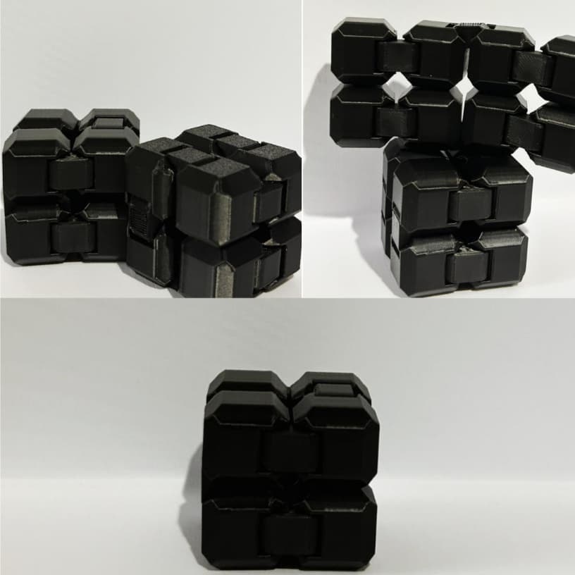Cubo Antiestresse Articulado Infinito Magico Brinquedo Foco Relaxamento Fidget Toy