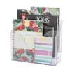 Organizador Triplo Office 3 Compartimentos ou ORGANIZADOR DE LIVROS STANDARD CRISTAL 3 Divisões