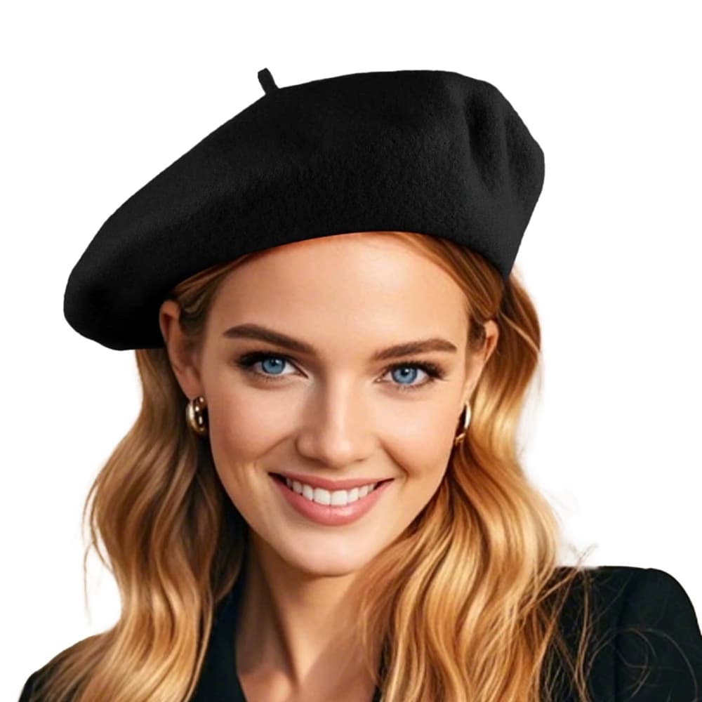 Boina Paris Francesa Clássica Chapéu Gorro Retrô Vintage Elegante