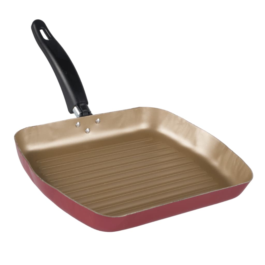 Frigideira Grill Antiaderente 30Cm Cereja Nacional