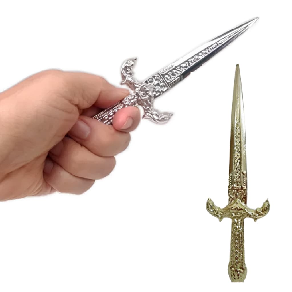 Athame Fenix Wicca Ou Ciganos Duas Cabeças De Águia (Sem corte)