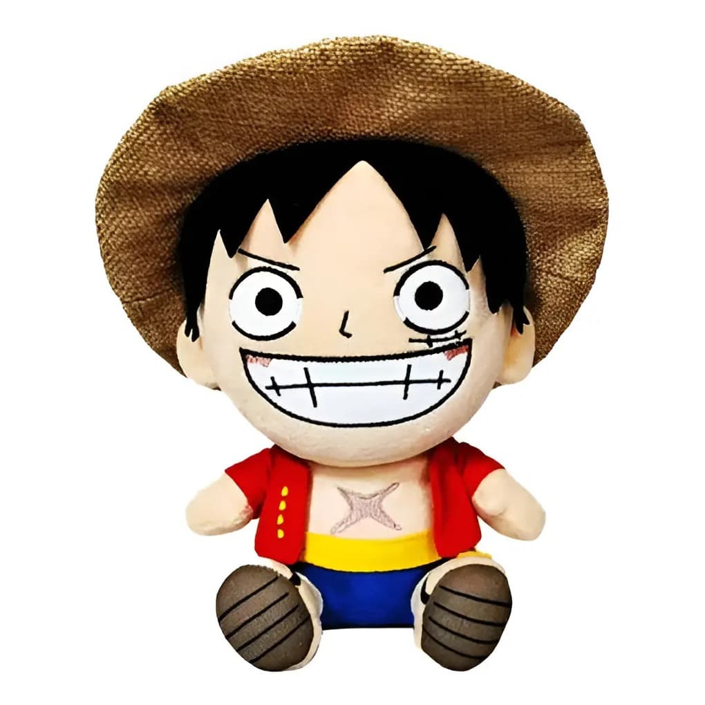 Pelúcia One Piece Luffy 20cm Colorido Hipoalergênica One Piecce