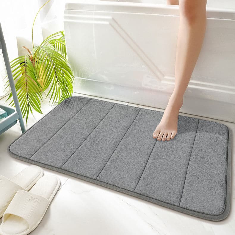 Tapete de Banheiro Soft Macio Secagem Rápida 60x40cm Antiderrapante