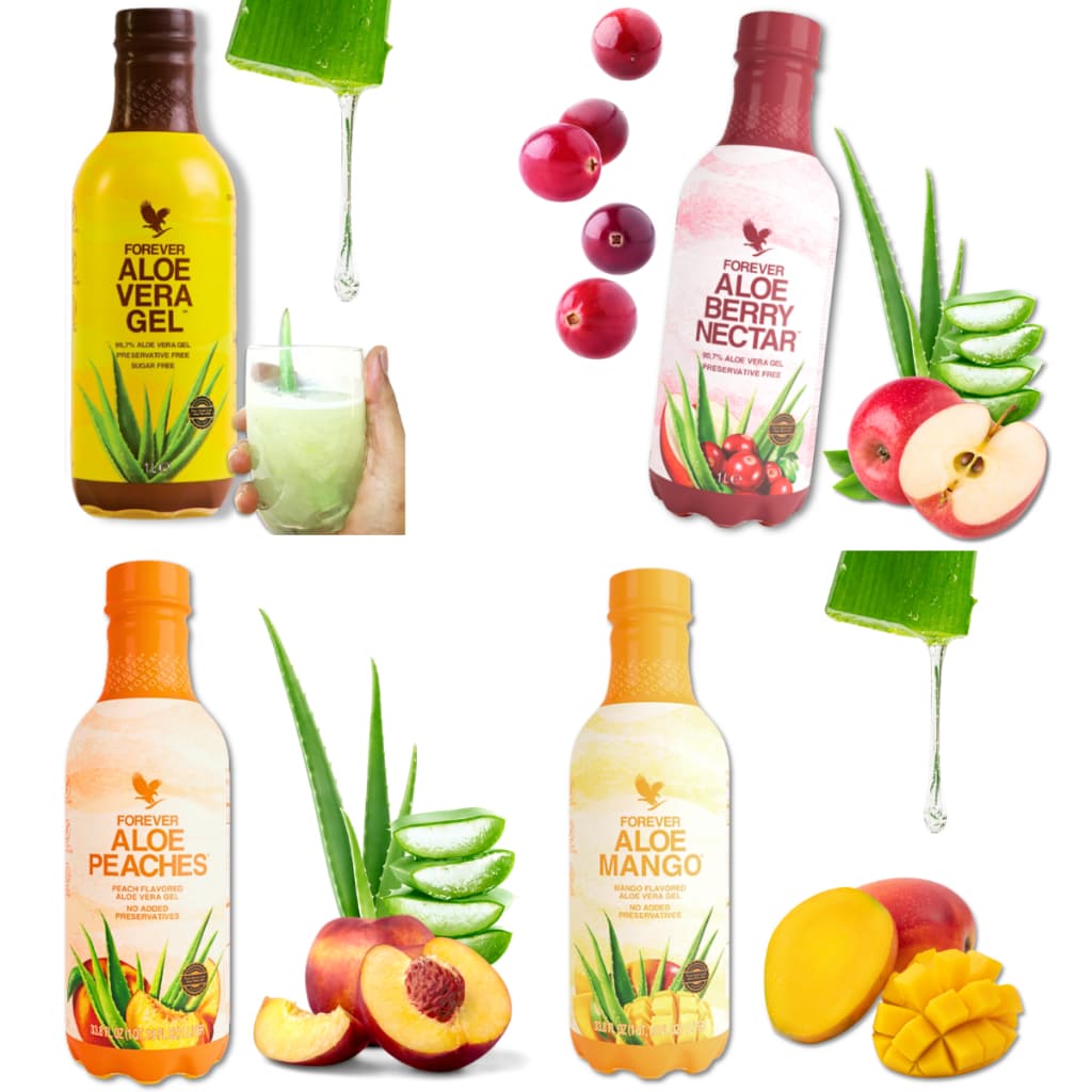 1 Suco De Aloe Vera Forever Berry Nectar Aloe Berry Nectar Cranberry Pessego Vegano Natural