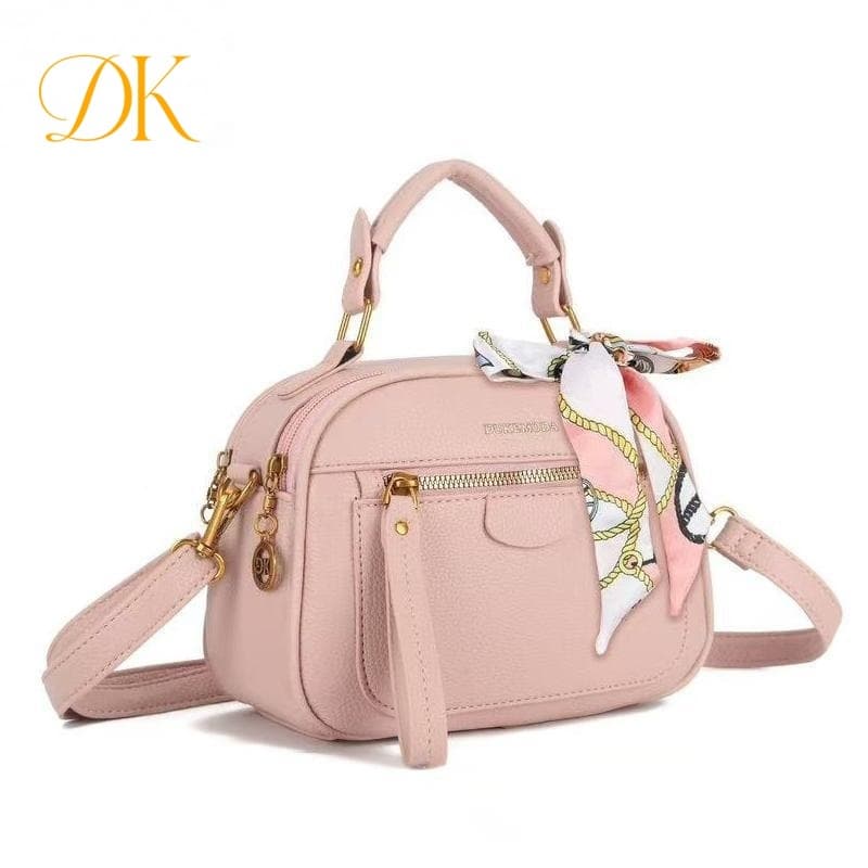 Bolsa Feminina Baú Transversal Ombro Mao Alça Removivel Couro PU DEC6135 DUKEMODA
