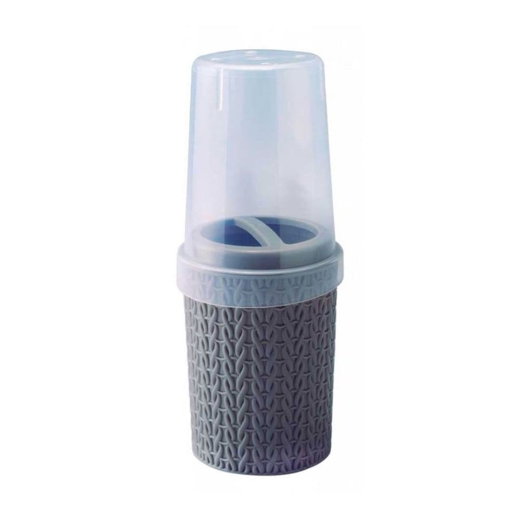 Kit banheiro Delta Útil porta escovas + dispenser