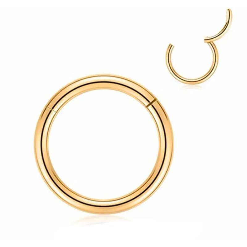 Kit Piercing Argola Segmento Clik Articulado Aço cirugico  Helix, Septo, Rook, Conch