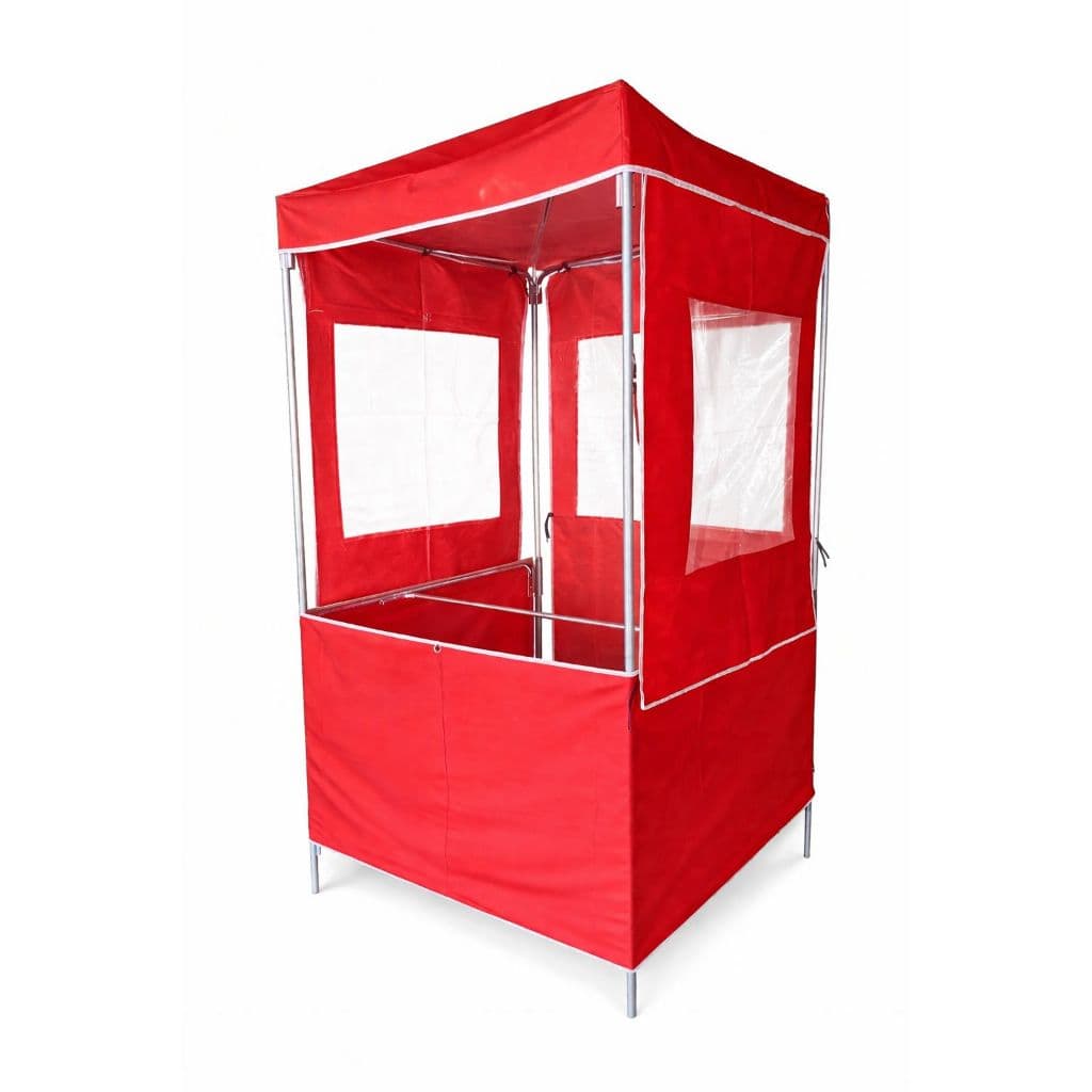 BARRACA DE FEIRA CAMELO FEIRANTE 1,00X1,00 COM FECHAMENTOS LATERAIS