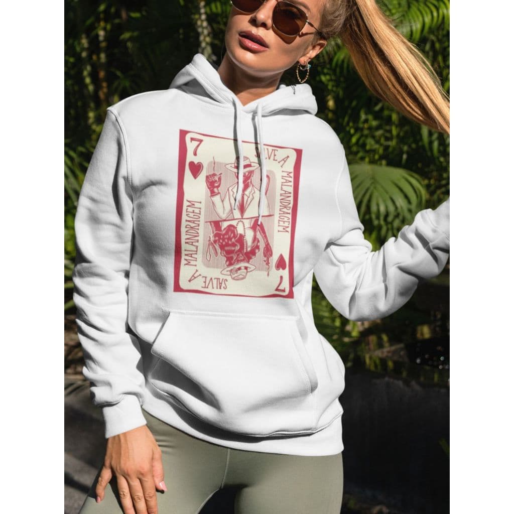 Blusa de Frio Moletom Salve a Malandragem Sr Zé Axé ou Camiseta T-Shirt Umbanda Quimbanda Candomblé PEÇA AVULSA Moletons