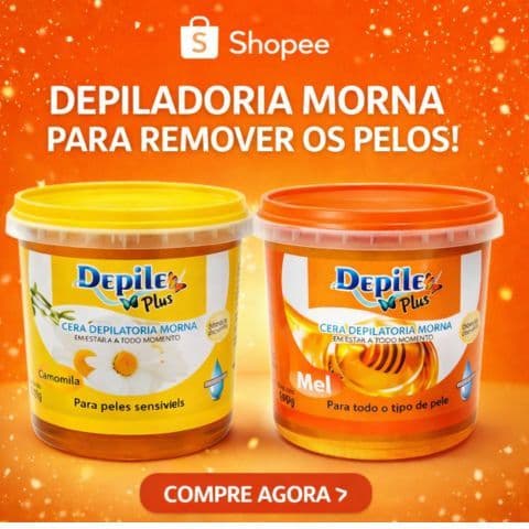 CERA DEPILATÓRIA Hidrossolúvel 600G DEPILE PLUS - ESCOLHA A SUA