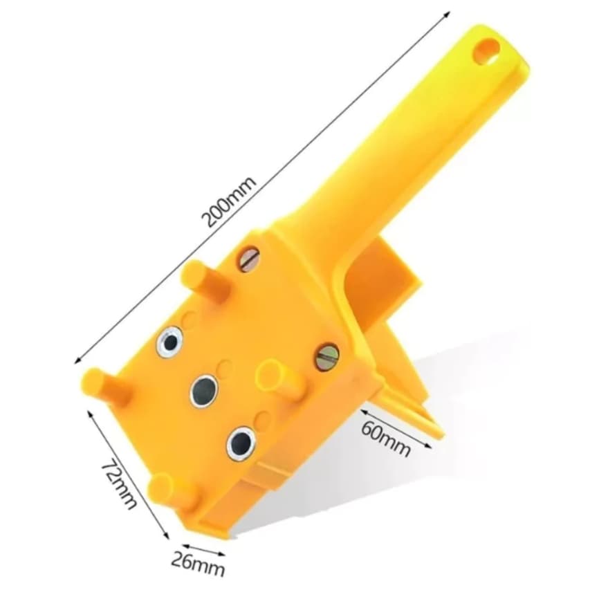 Guia Gabarito Para Cavilhas Métrico 6, 8, 10mm + kit De Brocas Com Limitador