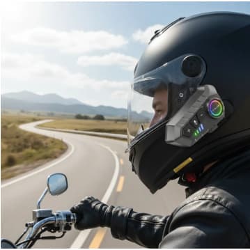 Intercomunicador Fone Ouvido P/ Motocicleta Bluetooth Le2475