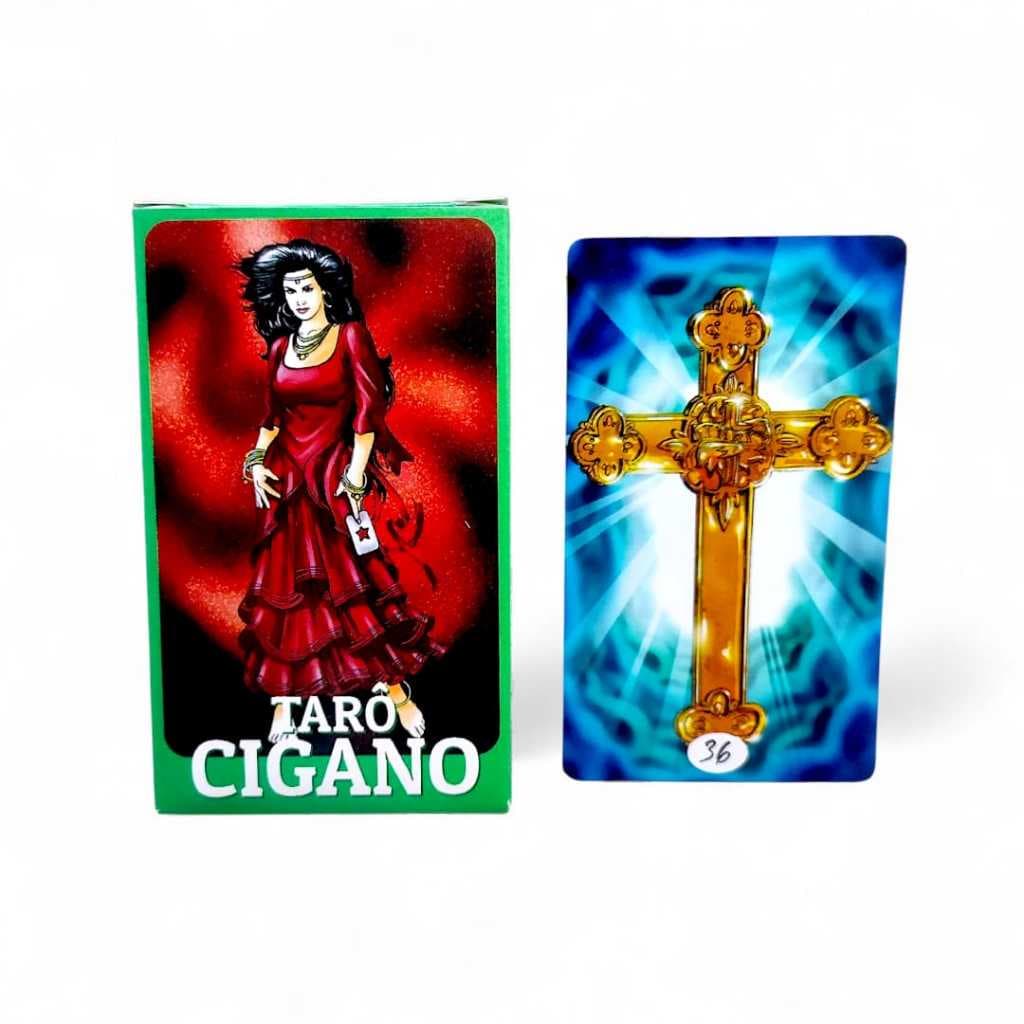 Baralho Tarô Cigano c/ Manual 36 Cartas Baralho Tarot