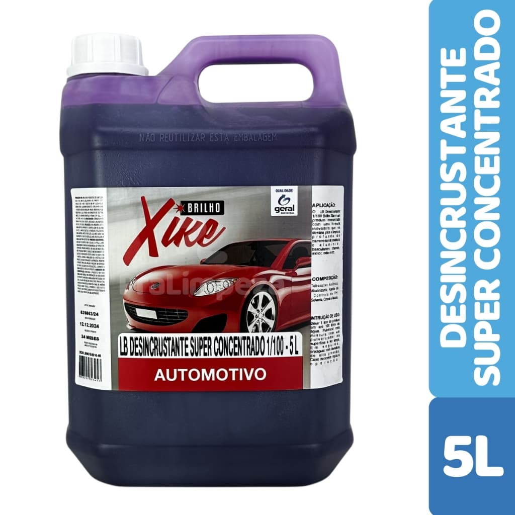 Limpa Baú 1/100 5L | Limpeza Pesada Caminhão Alumínio | Super Concentrado Automotivo