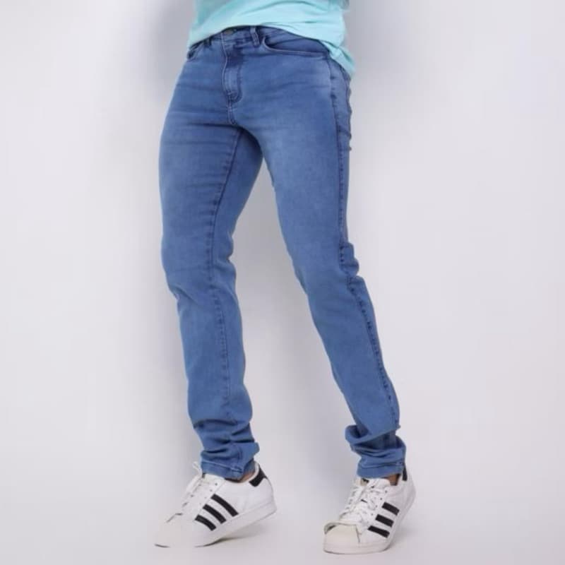 Calça Jeans Masculina Tradicional Premium Com Elastano Lycra