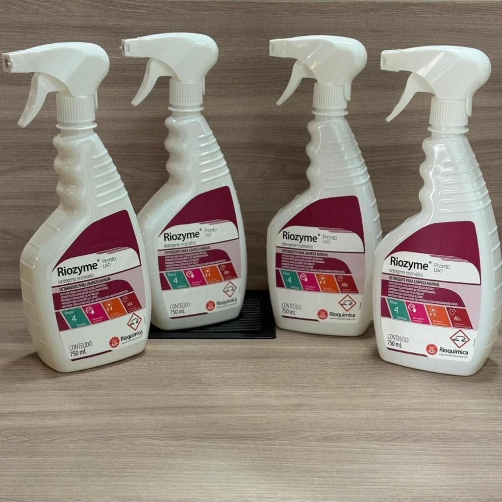 Kit C/ 4 Und Riozyme Detergente Enzimático Spray 750ml – Rioquímica