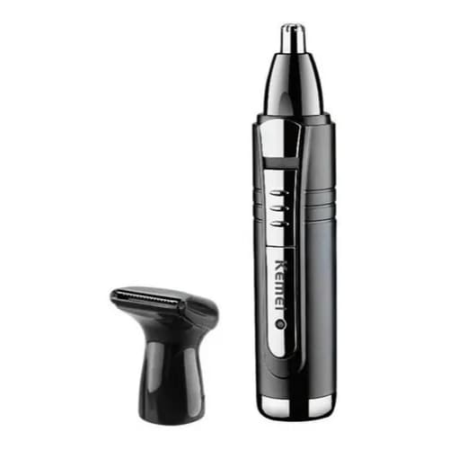 Cortador Aparador de pelos nariz orelhas barba cabelo Kemei km-6511 2 em 1 Profissional