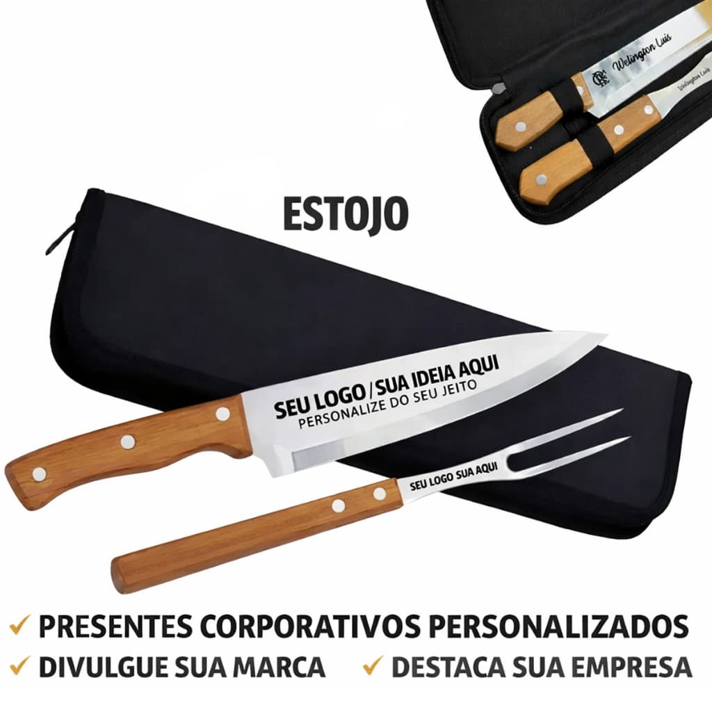 Kit Churrasco Personalizado Time Nome Presente Kit Churrasco Premiun