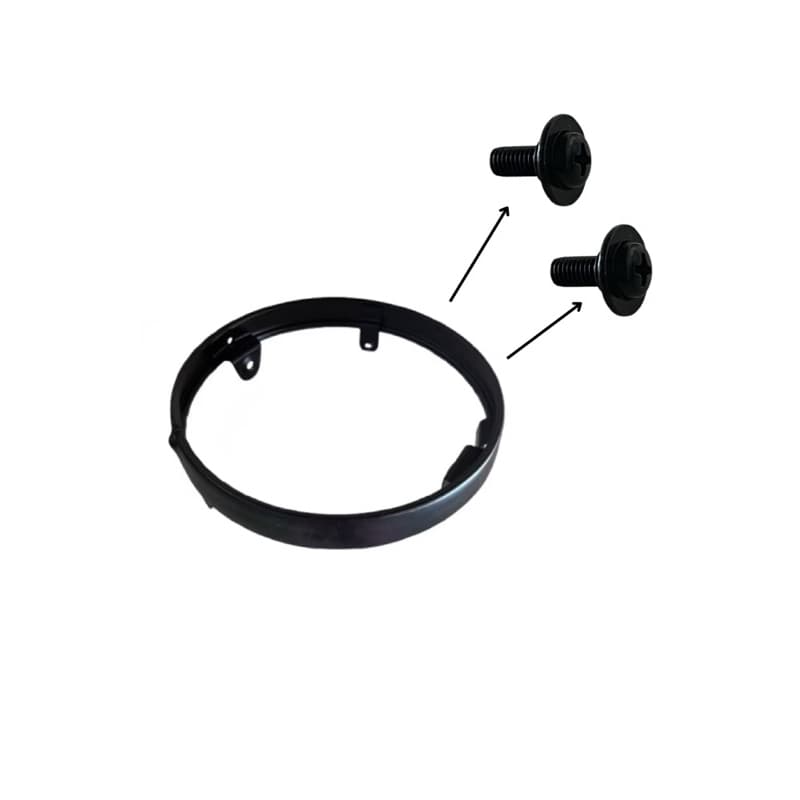 Aro de farol Yamaha YBR(ano 00/08), De Ferro Com Parafusos(Par)