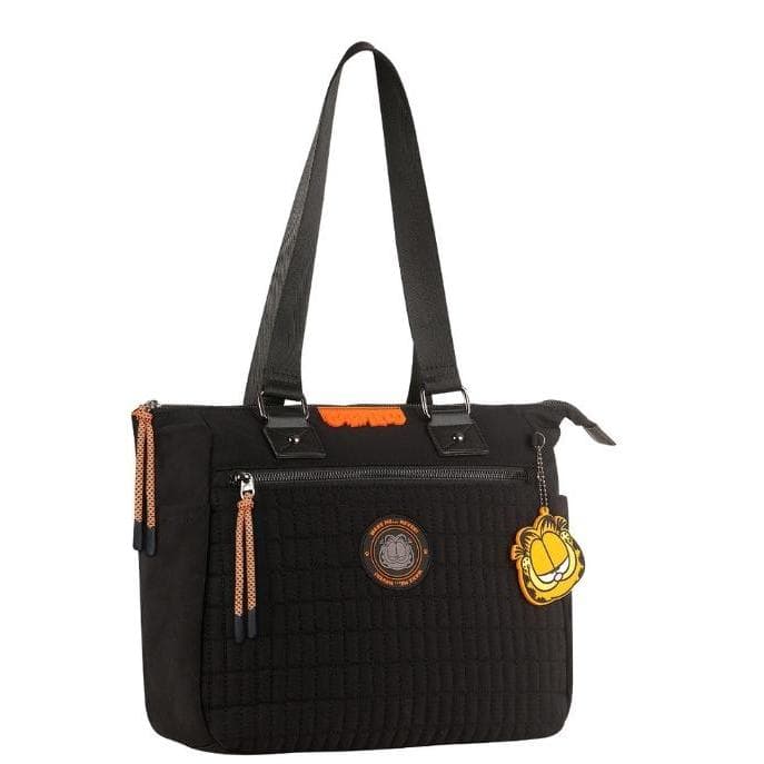 Bolsa Feminina Tote Garfield Original - Espaçosa com Matelassê