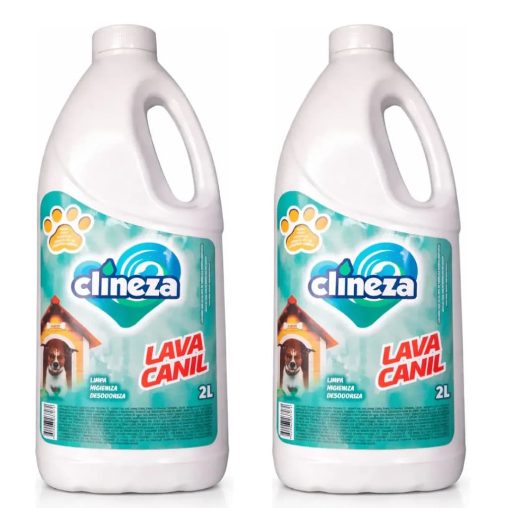 Lava Canil 2L Tira Cheiro De Xixi Limpeza Higiene Limpa Quintal