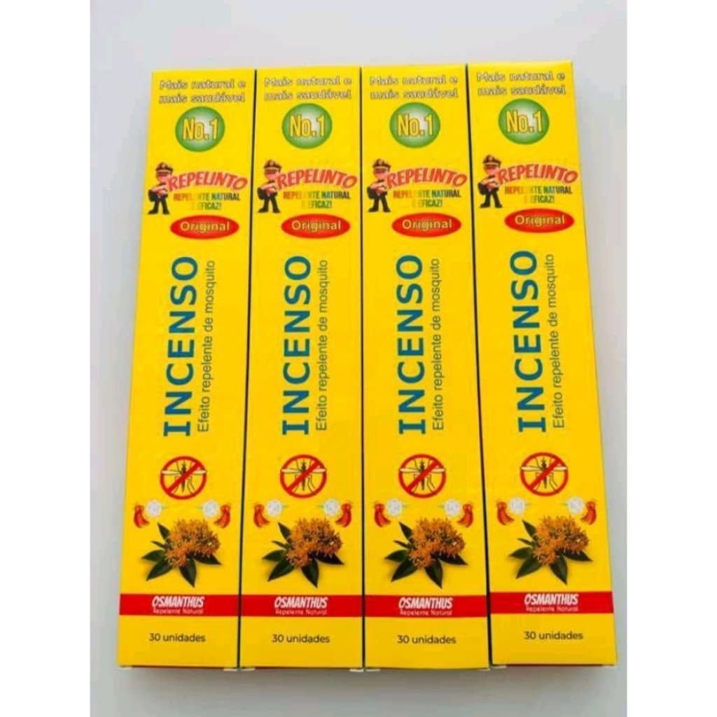 Kit 90/150/180/210/240/300 Palitos Incenso Repelente mata mosquito/moscas Fragrância Osmanthus
