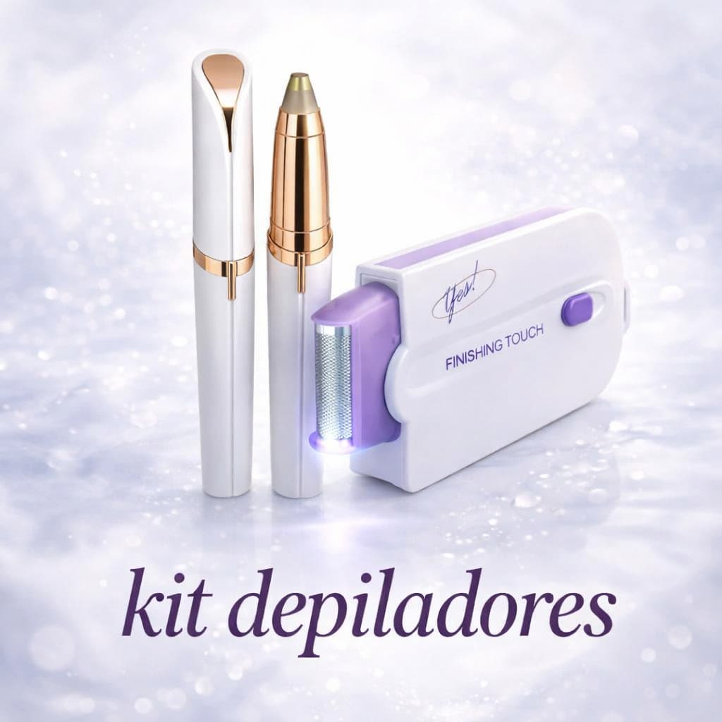 Aparador e Removedor de Pelos Portátil Bivolt Depilador Led Portátil Sem Dor Rosto e Corpo Feminino