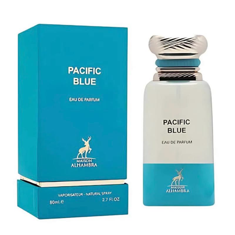 Perfume Árabe Pacific Blue Maison Alhambra 80ml Unissex