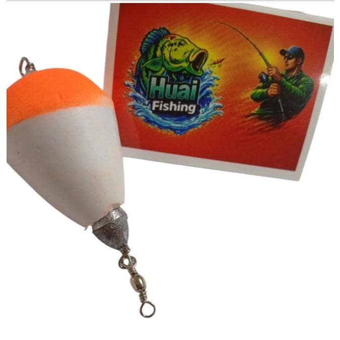 BOIA DE ARREMESSO N°08  KIT COM 10 UNIDADES HUAI FISHING