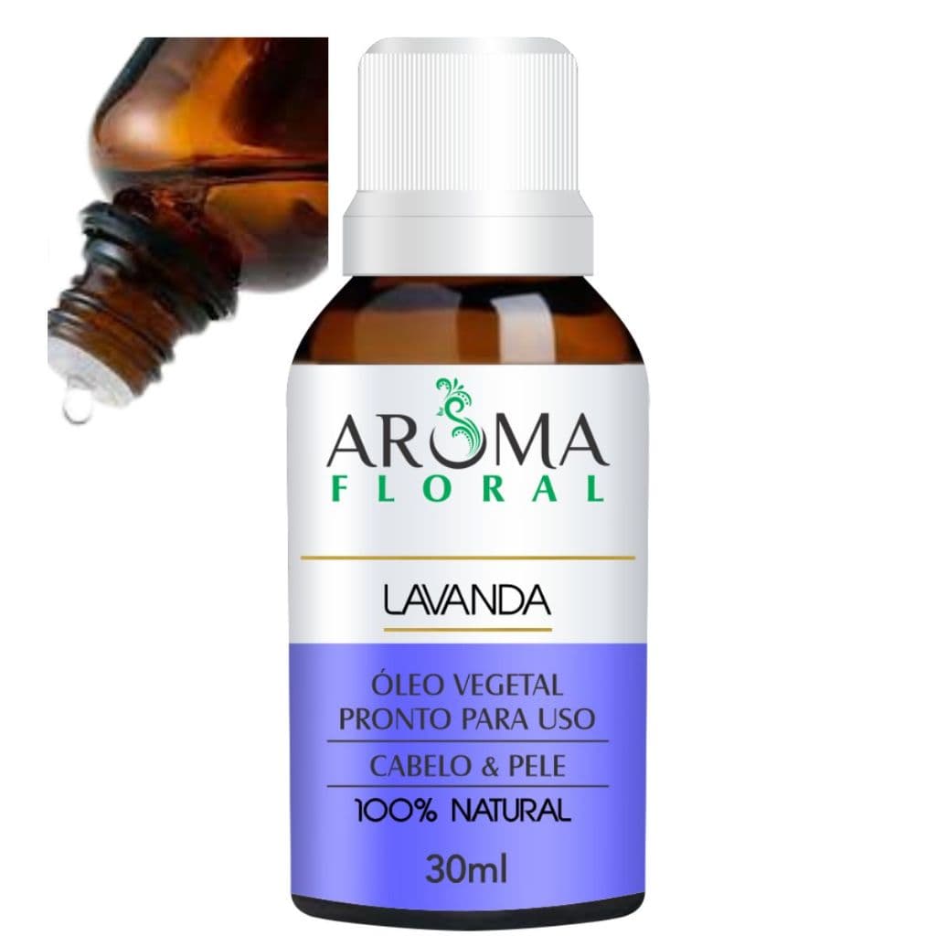 Óleo Vegetal de Lavanda 100% Puro e Natural Prensado a Frio Pronto Para o Uso