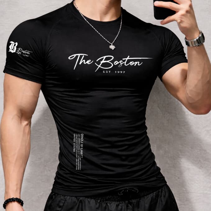Camisa Dry Fit Masculino Gym Treino Boston Est.1997 Street
