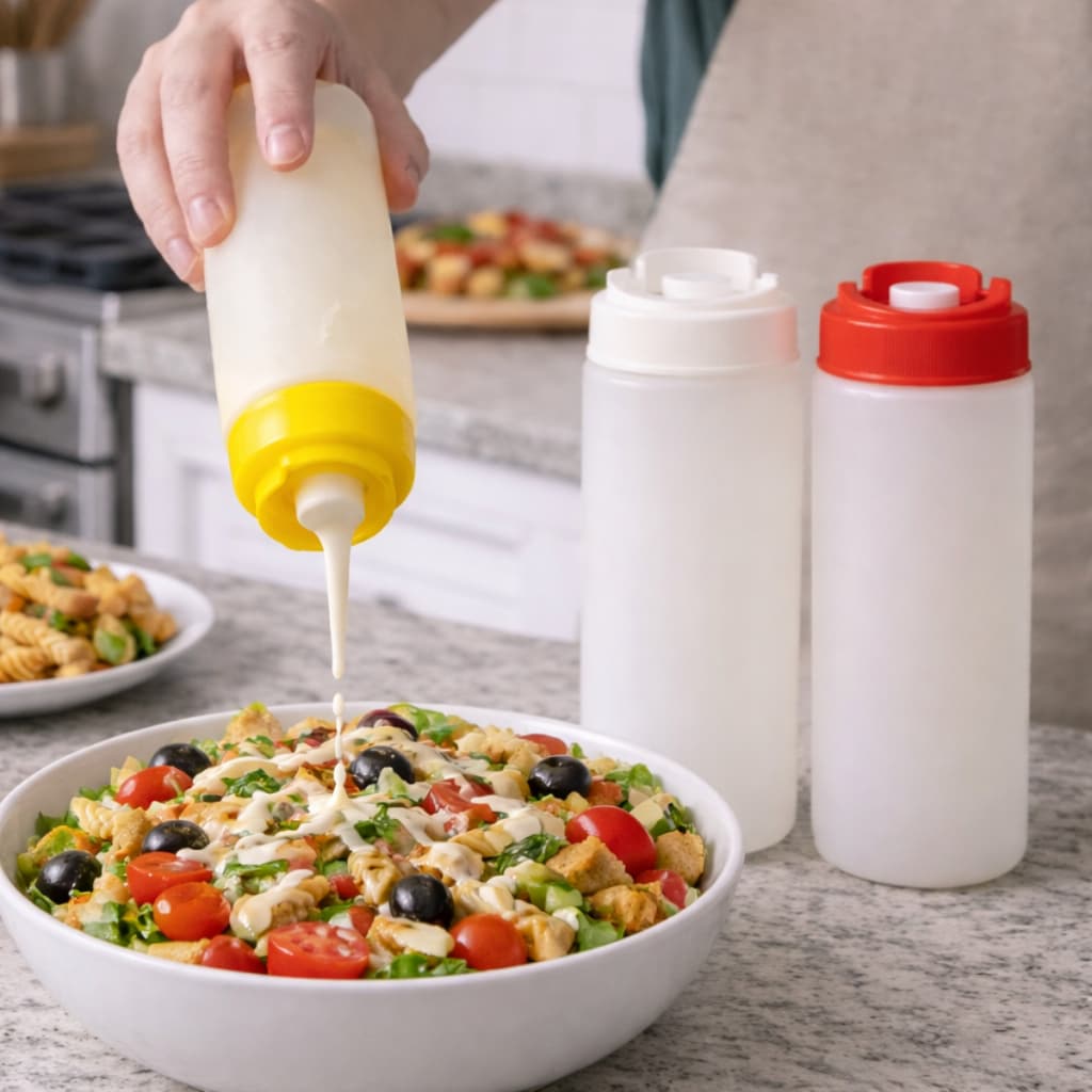 Kit Bisnagas Profissional Fifo Para Temperos Molhos Caldas Ketchup Maionese Alta Qualidade