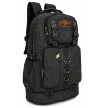 Mochila Camper Militar de 60 Litros – KV3005 | Estilo Tático Multifuncional Expansível