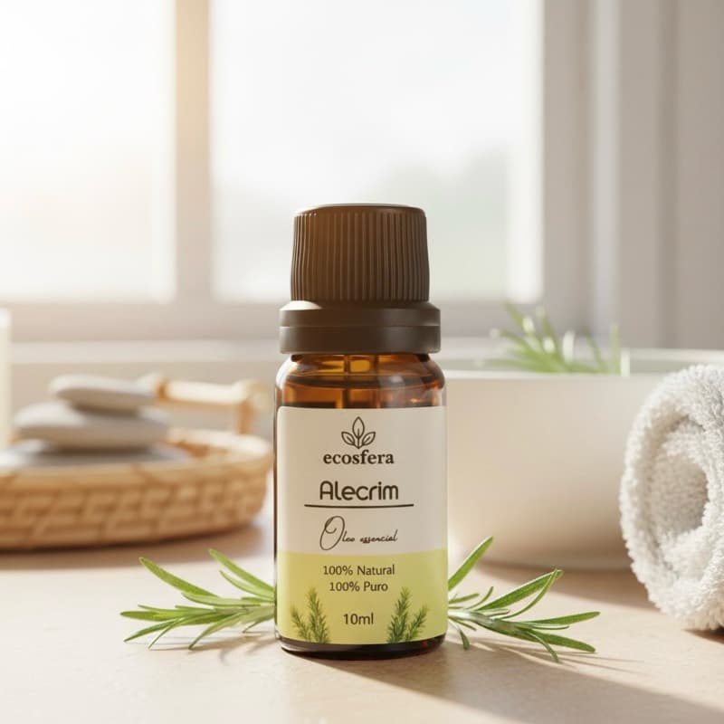 Óleo Essencial de Alecrim - 100% Puro- Natural - 10ml