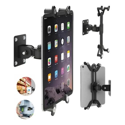 Suporte De Parede Universal Para Tablet Com Ajuste Giratório E Braço Articulado - Robusto E Durável