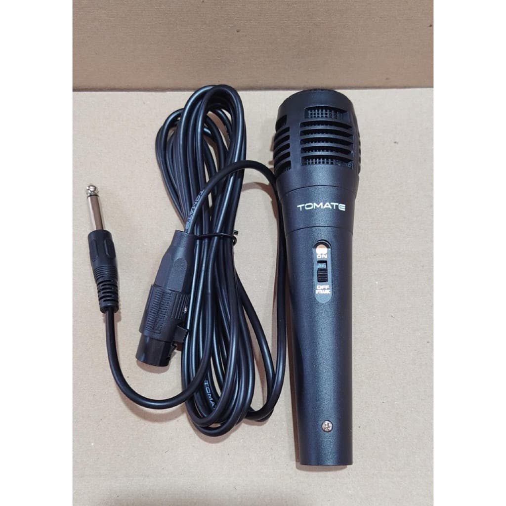 Microfone Com Fio (2,5m de Cabo) Mt1010 Mt-1010 Tomate