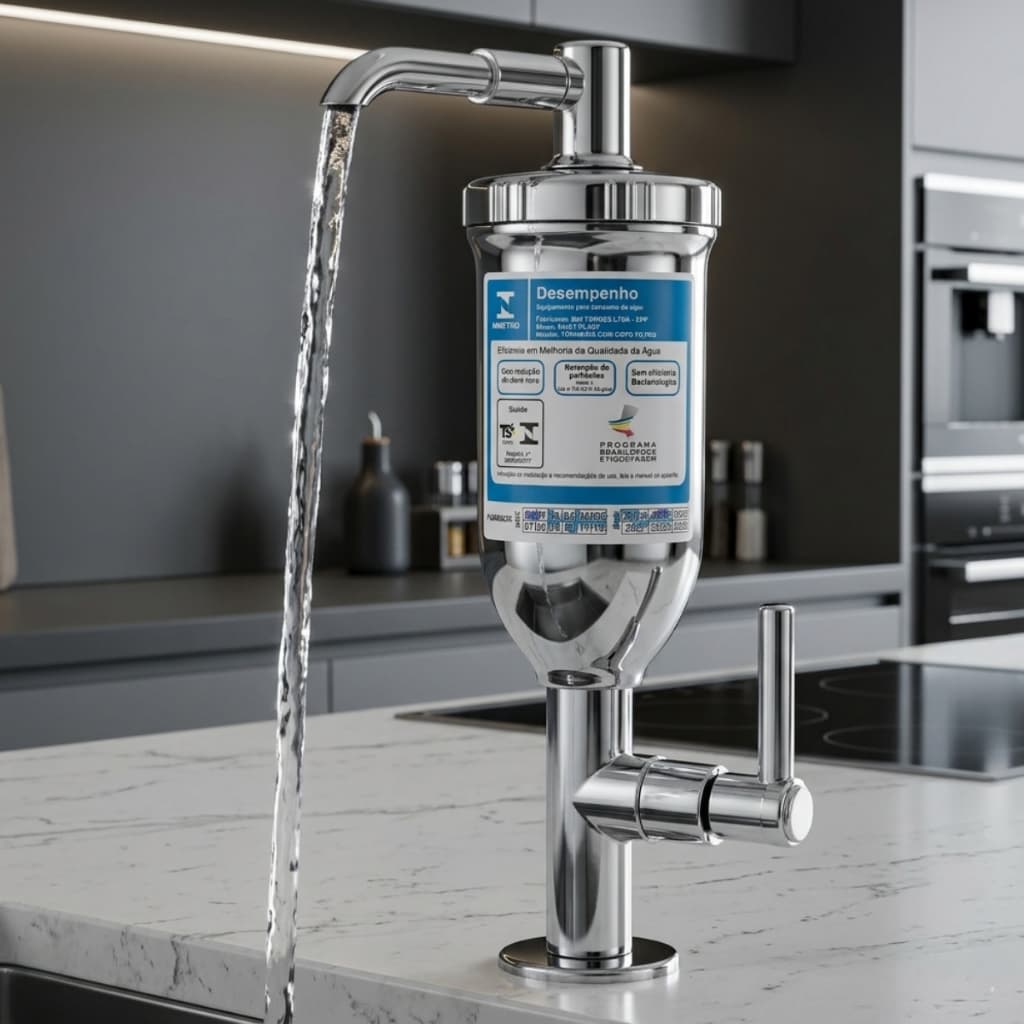 Torneira Bebedouro Filtro Cromado Bancada Escola Escritorio Cozinha Copa Banheiro Agua Filtrada