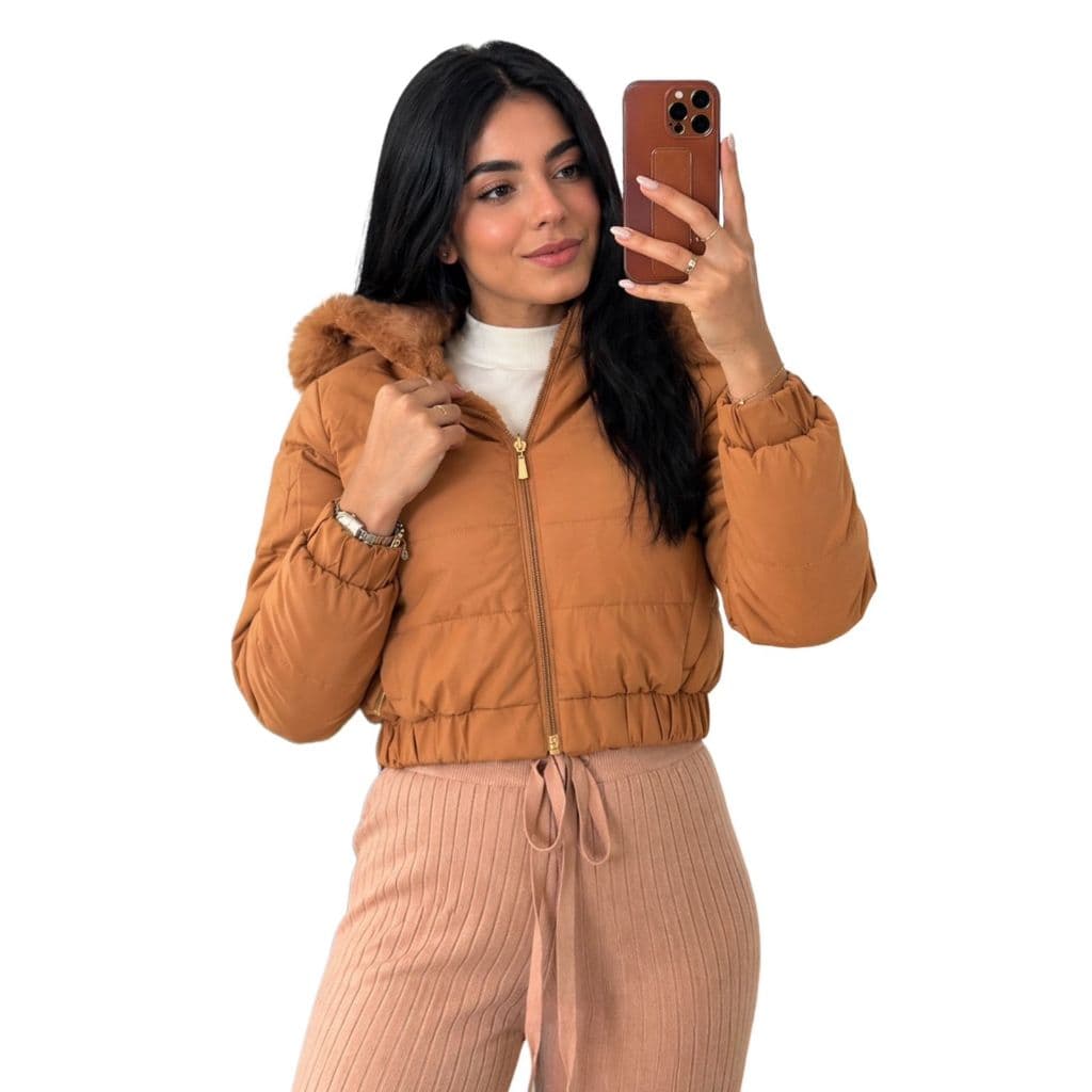 Bobojaco feminino puffer peluciado teddy jaqueta frio basica