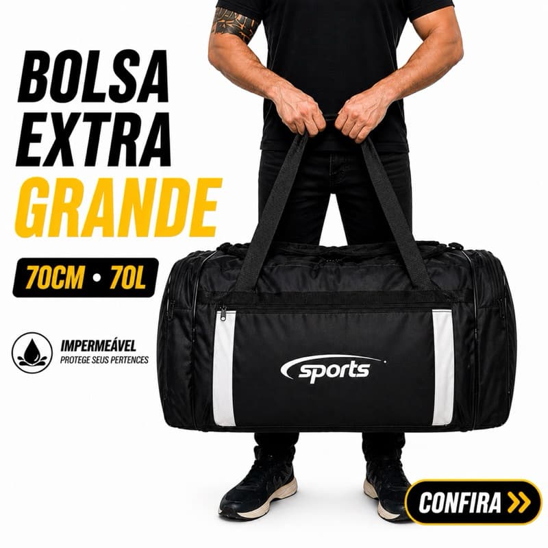 Mala Bolsa de Viagem Gigante Reforçada Imperméavel