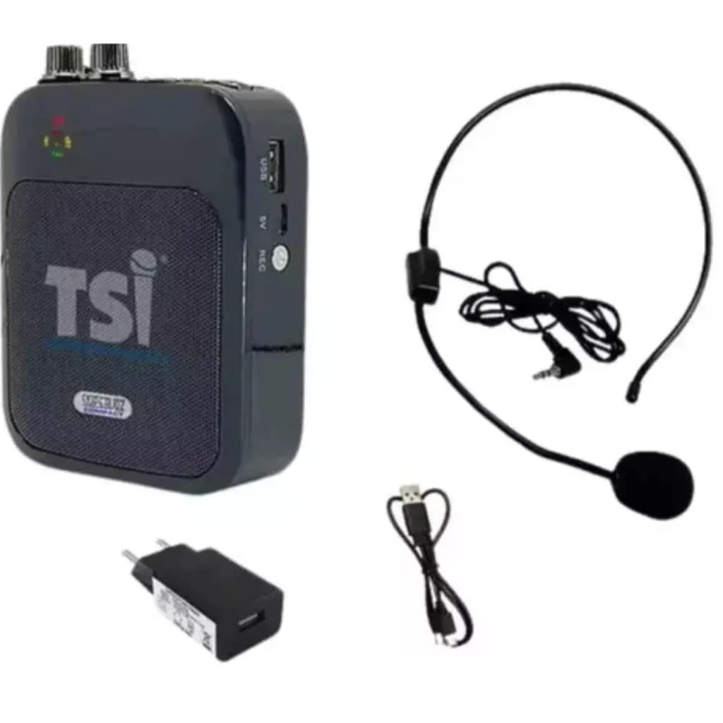 Amplificador Kit Professor Tsi Bluetooth Supervoz Aux Rec