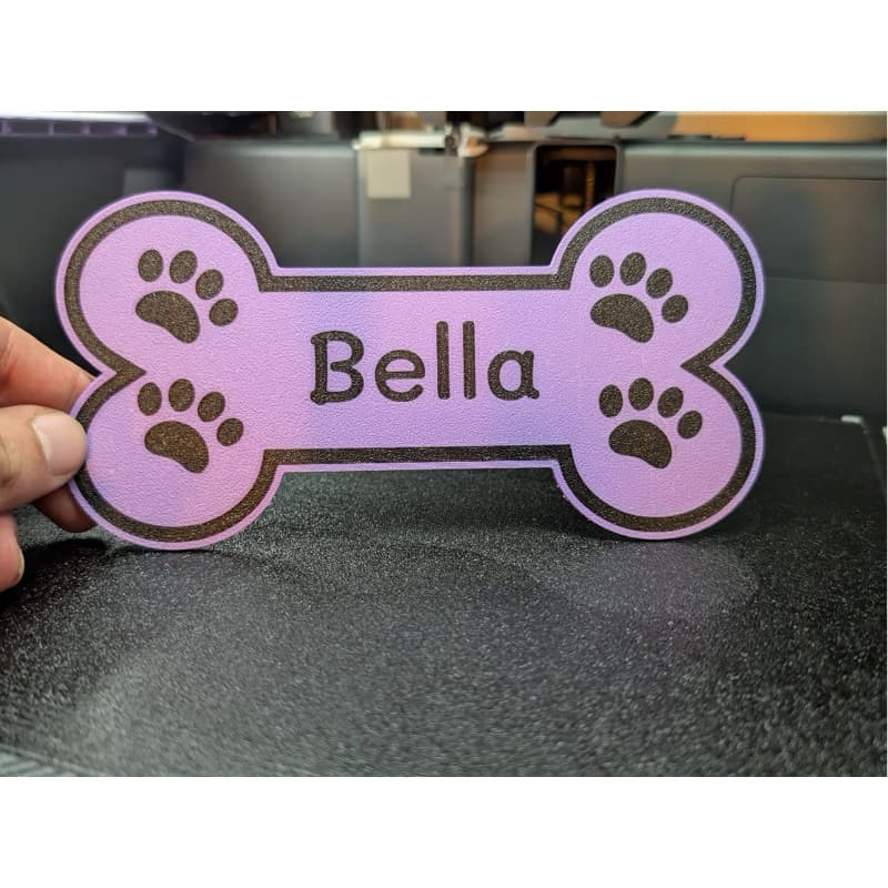 Placa/casinha de cachorro