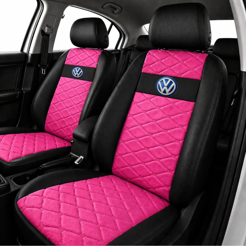 Jogo capa banco couro Gol G2 G3 G4 G5 G6 G7 bordado vw