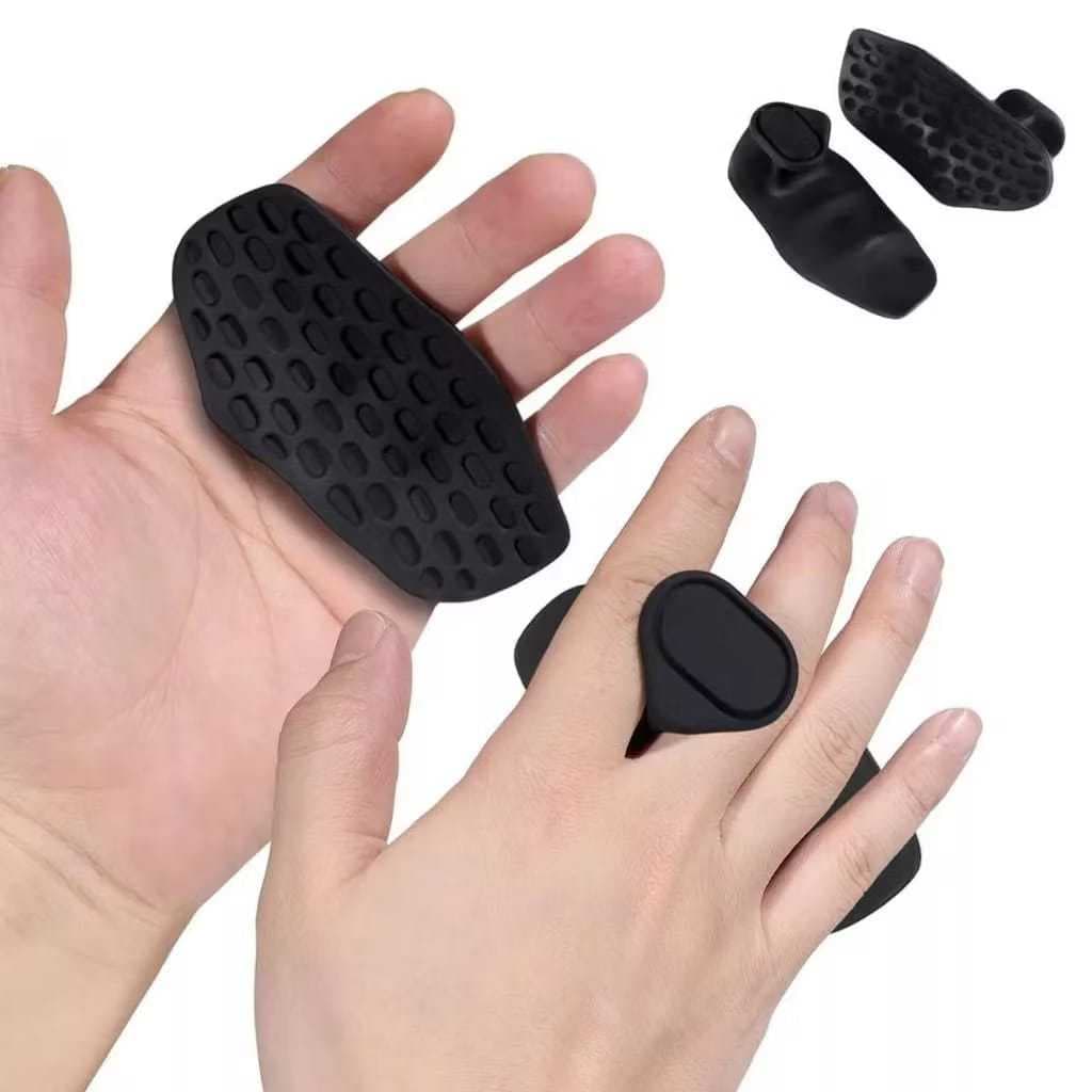Luva De Levantamento De Peso Grip Para Mãos Silicone Musculação e Treino Ergonômico Antiderrapante